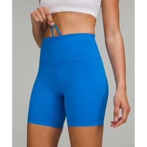 $68 Lululemon Wunder Train High-Rise Short 8" In Poolside